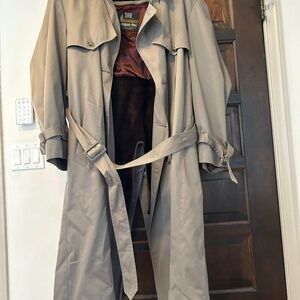 Mens London Fog trench coat